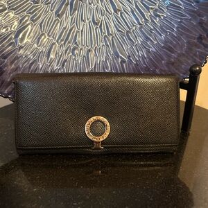 Bvlgari Black Leather Women’s Wallet